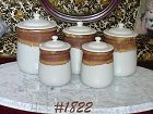 McCoy Pottery Graystone Canister Set