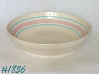 McCoy Pink and Blue Spaghetti Bowl