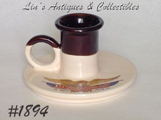 McCoy Pottery Spirit of 76 Candle Holder