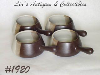 McCoy Pottery Sandstone Casseroles Set of 4