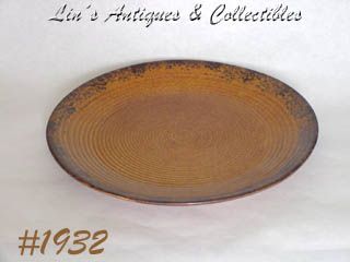 McCoy Pottery Canyon Chop Plate Platter