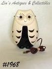 Brush Pottery Owl Candle Holder Patio Lamp