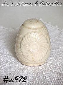 SHAWNEE POTTERY -- FLOWER AND FERN SHAKER (WHITE)