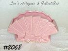 Vintage McCoy Pottery Pink Fan Shaped Planter