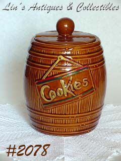 McCoy Pottery Barrel Cookie Jar