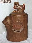 McCoy Pottery Squirrel on Stump Cookie Jar