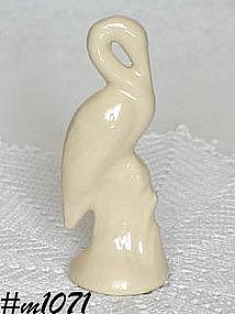 SHAWNEE POTTERY -- HERON FIGURINE