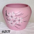 McCoy Pottery Spring Wood Line Pink Jardiniere