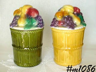 Morton Pottery Basket of Fruit Cookie Jar Your Choice