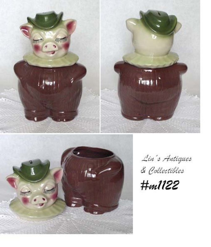 SHAWNEE POTTERY COOKIE JAR AND BANK
