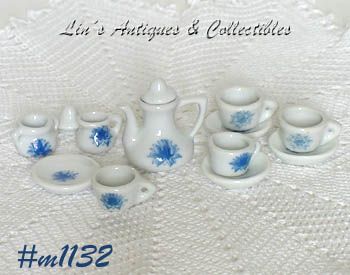 Vintage Dollhouse Miniature Coffee Service for 4