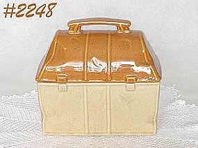 McCOY POTTERY -- LUNCH BOX COOKIE JAR