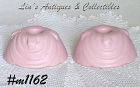 Vintage Weller Pottery Pink Candle Holders Pair