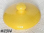McCOY POTTERY -- LID FOR YELLOW "PEANUT" COOKIE JAR