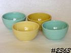McCoy Pottery Set of 4 Small Bowls Rings Design