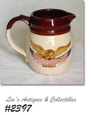 McCOY POTTERY SPIRIT OF '76 PITCHER