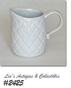 McCOY POTTERY -- ISLANDER LINE CREAMER (WHITE)