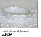 McCOY POTTERY -- ISLANDER LINE SERVING BOWL (WHITE)