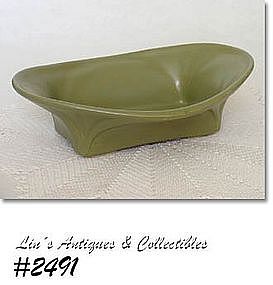 McCOY POTTERY -- OASIS ARRANGEMENT DISH (FLORALINE)