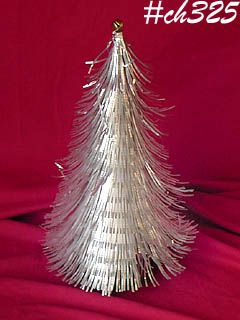 Vintage Aluminum Tabletop Cone Christmas Tree