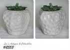 McCoy Pottery White Strawberry Cookie Jar