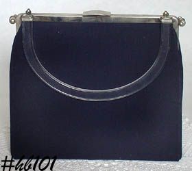 Vintage L and M Rigid Reversible Handbag by Edwards