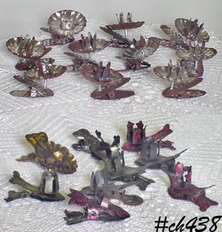 Vintage Christmas Tree Clip Candle Holders Lot of 19