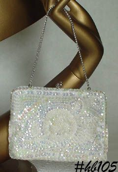 Vintage Sequins and Beads Evening Bag