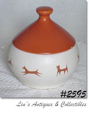 McCoy Vintage UpJohn Unipet Treat Bowl