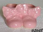 McCoy Pottery Pink Baby Shoes Planter