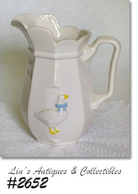 McCOY POTTERY COUNTRY ACCENTS MILK PITCHER