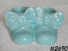 McCoy Pottery Blue Baby Shoes Planter Mint Condition