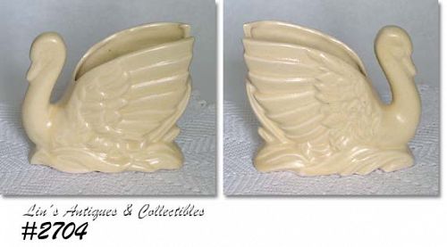 McCoy Pottery Yellow Swan Planter