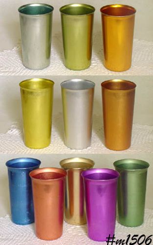 Assorted Vintage Aluminum Tumblers Your Choice