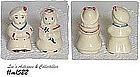 SHAWNEE POTTERY -- SAILOR AND BO PEEP SALT AND PEPPER