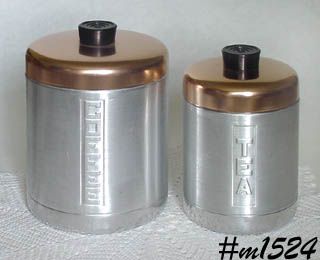 Vintage Coffee and Tea Canisters