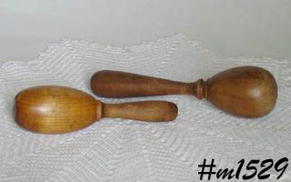 Vintage Wooden Darners Set of 2