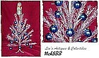 3 FT. ALUMINUM CHRISTMAS TREE WITH BLUE DECORATIONS