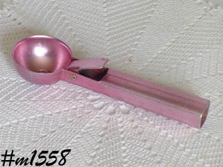 Vintage Pink Ice Cream Scoop Server