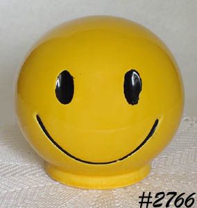 McCoy Pottery Smile Happy Face Bank