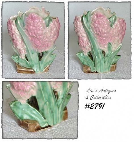 McCoy Pottery Pink Hyacinth Vase