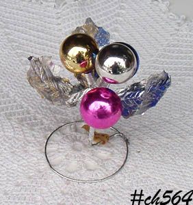 Vintage Ornament Clusters Occupied Japan Lot of 7