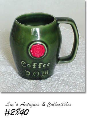 McCoy Pottery Vintage Liqueur Advertising Mug