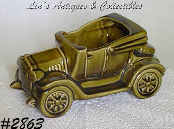 McCoy Pottery Excuse My Dust Car Planter