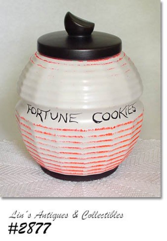 McCoy Pottery Fortune Cookie Cookie Jar