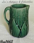 BRUSH POTTERY -- GREEN CORN PITCHER