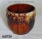 McCoy Pottery Brown Onyx Jardiniere