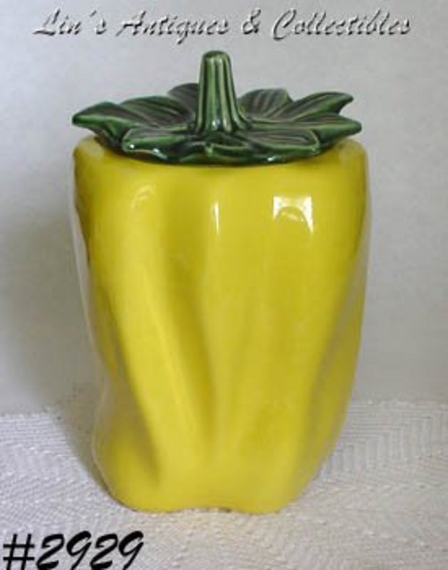 McCoy Pottery Yellow Pepper Cookie Jar