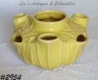 McCoy Pottery Hanging Strawberry Yellow Planter