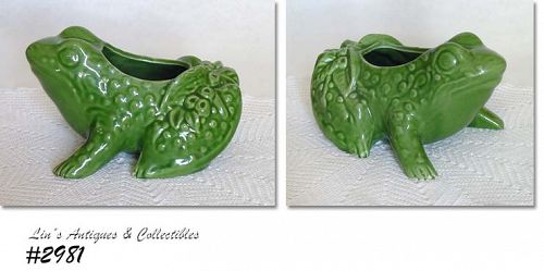 McCoy Pottery Chubby Frog Planter